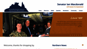 What Senatormacdonald.org website looked like in 2020 (3 years ago)