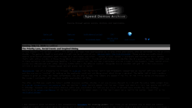 What Speeddemosarchive.com website looked like in 2020 (3 years ago)
