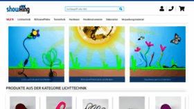 What Showking.de website looked like in 2020 (3 years ago)
