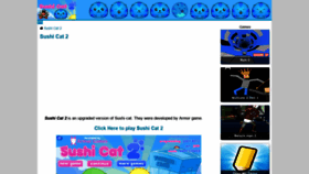 What Sushi-cat2.com website looked like in 2020 (3 years ago)
