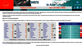 What Serversinasia.com website looked like in 2020 (3 years ago)