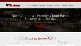 What Stratejm.com website looked like in 2020 (3 years ago)