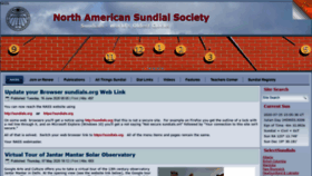 What Sundials.org website looked like in 2020 (3 years ago)