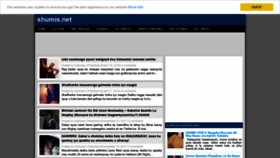 What Shumis.net website looked like in 2020 (3 years ago)