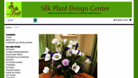 What Silkplantdesign.com website looked like in 2020 (3 years ago)