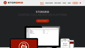 What Storgrid.com website looked like in 2020 (3 years ago)