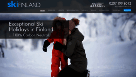 What Ski-lapland.co.uk website looked like in 2020 (3 years ago)