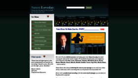 What Simonploveday.com website looked like in 2020 (3 years ago)