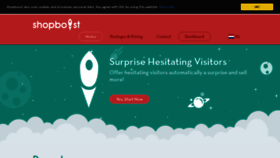 What Shopboostapp.com website looked like in 2020 (3 years ago)
