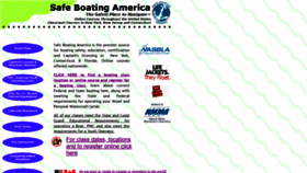 What Safeboatingamerica.com website looked like in 2020 (3 years ago)