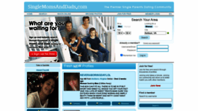 What Singlemomsanddads.com website looked like in 2020 (3 years ago)