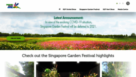 What Singaporegardenfestival.com website looked like in 2020 (3 years ago)