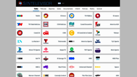 What Sintelevision.com website looked like in 2020 (5 years ago)