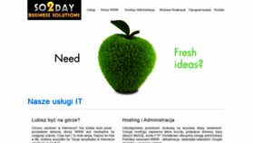 What So2day.pl website looked like in 2020 (3 years ago)