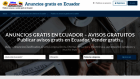 What Sitiosecuador.com website looked like in 2020 (3 years ago)