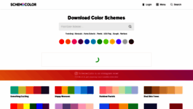What Schemecolor.com website looked like in 2020 (3 years ago)