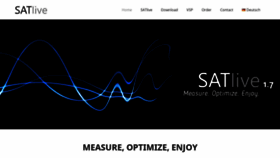 What Satlive.audio website looked like in 2020 (3 years ago)