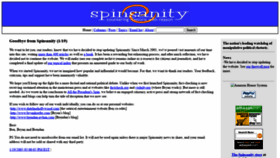 What Spinsanity.org website looked like in 2020 (3 years ago)