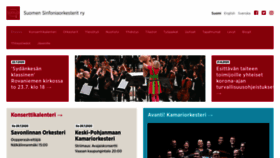 What Sinfoniaorkesterit.fi website looked like in 2020 (3 years ago)