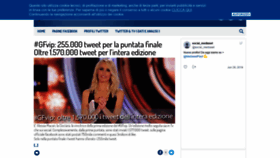 What Social.mediaset.it website looked like in 2020 (3 years ago)
