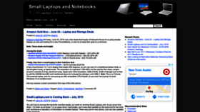 What Small-laptops.com website looked like in 2020 (3 years ago)