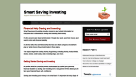 What Smartsavinginvesting.com website looked like in 2020 (3 years ago)