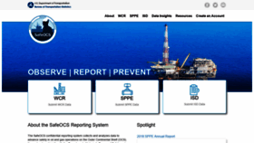 What Safeocs.gov website looked like in 2020 (3 years ago)