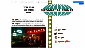 What Snackbaraustin.com website looked like in 2020 (3 years ago)
