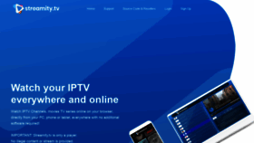 What Streamity.tv website looked like in 2020 (3 years ago)