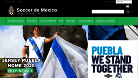 What Soccerdemexico.com website looked like in 2020 (3 years ago)