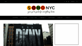 What Sohonyc.com website looked like in 2020 (3 years ago)