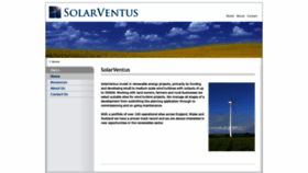 What Solarventus-energy.co.uk website looked like in 2020 (3 years ago)