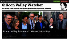 What Siliconvalleywatcher.com website looked like in 2020 (3 years ago)
