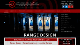 What Shootingrangeindustries.com website looked like in 2020 (3 years ago)
