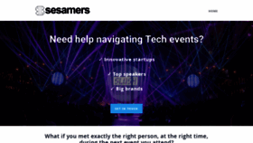 What Sesamers.com website looked like in 2020 (3 years ago)