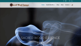 What Sacredwoodessence.com website looked like in 2020 (3 years ago)