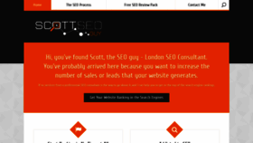 What Scottseo.co.uk website looked like in 2020 (3 years ago)