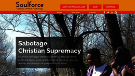 What Soulforce.org website looked like in 2020 (3 years ago)