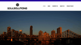 What Soulsolutions.com.au website looked like in 2020 (3 years ago)