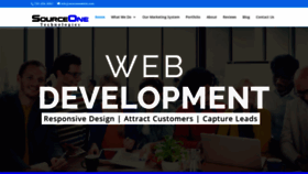 What Sourceonetech.com website looked like in 2020 (5 years ago)