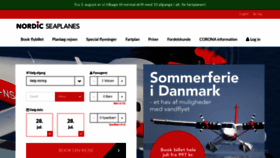 What Seaplanes.dk website looked like in 2020 (3 years ago)