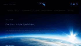 What Spaceflorida.gov website looked like in 2020 (3 years ago)