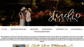 What Studioelevenphoto.com website looked like in 2020 (3 years ago)