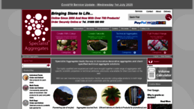 What Specialistaggregates.com website looked like in 2020 (3 years ago)