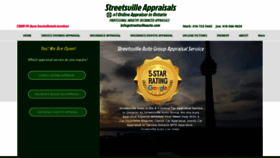 What Streetsvilleauto.com website looked like in 2020 (3 years ago)