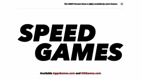 What Speedgames.com website looked like in 2020 (3 years ago)