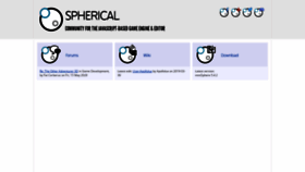 What Spheredev.org website looked like in 2020 (3 years ago)