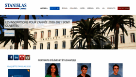 What Stanislas-cannes.com website looked like in 2020 (3 years ago)