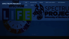 What Spectrumproject.org website looked like in 2020 (3 years ago)