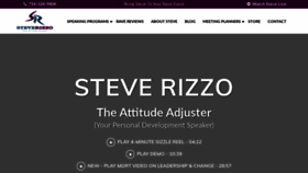 What Steverizzo.com website looked like in 2020 (3 years ago)